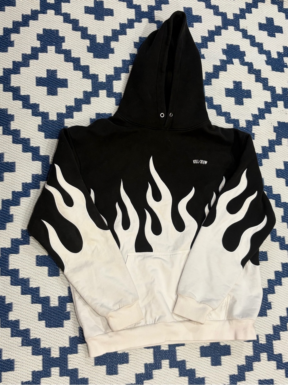 Kill Crew Flame Hoodie Size Men’s XL